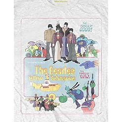 The Beatles T Shirt Yellow Submarine Vintage Movie Affiche Officiel Homme Blanc - Les Beatles, Paul McCartney, John Lennon, RIngo Starr, George Harrison The Beatles T Shirt Yellow Submarine Vintage Movie Affiche Officiel Homme Blanc – Image 3