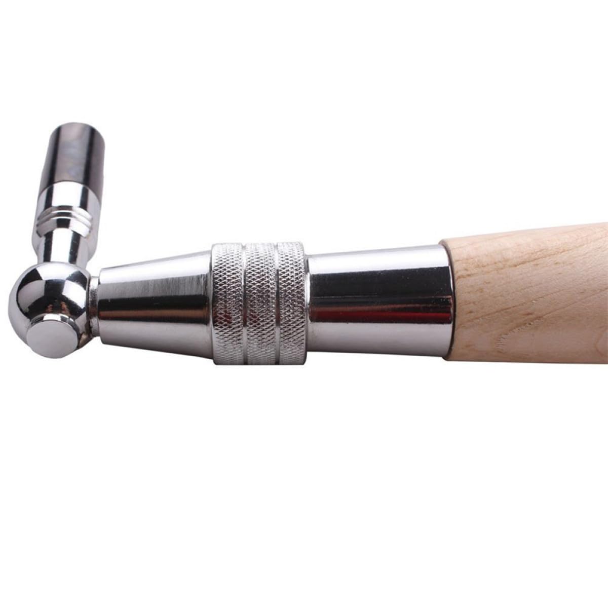 Cabilock Martillo de Afinación de Piano Herramienta Conveniente y Fácil de Llevar de Acero Inoxidable Mango de Madera, Llave de Núcleo Octagonal para Principiantes y Profesores