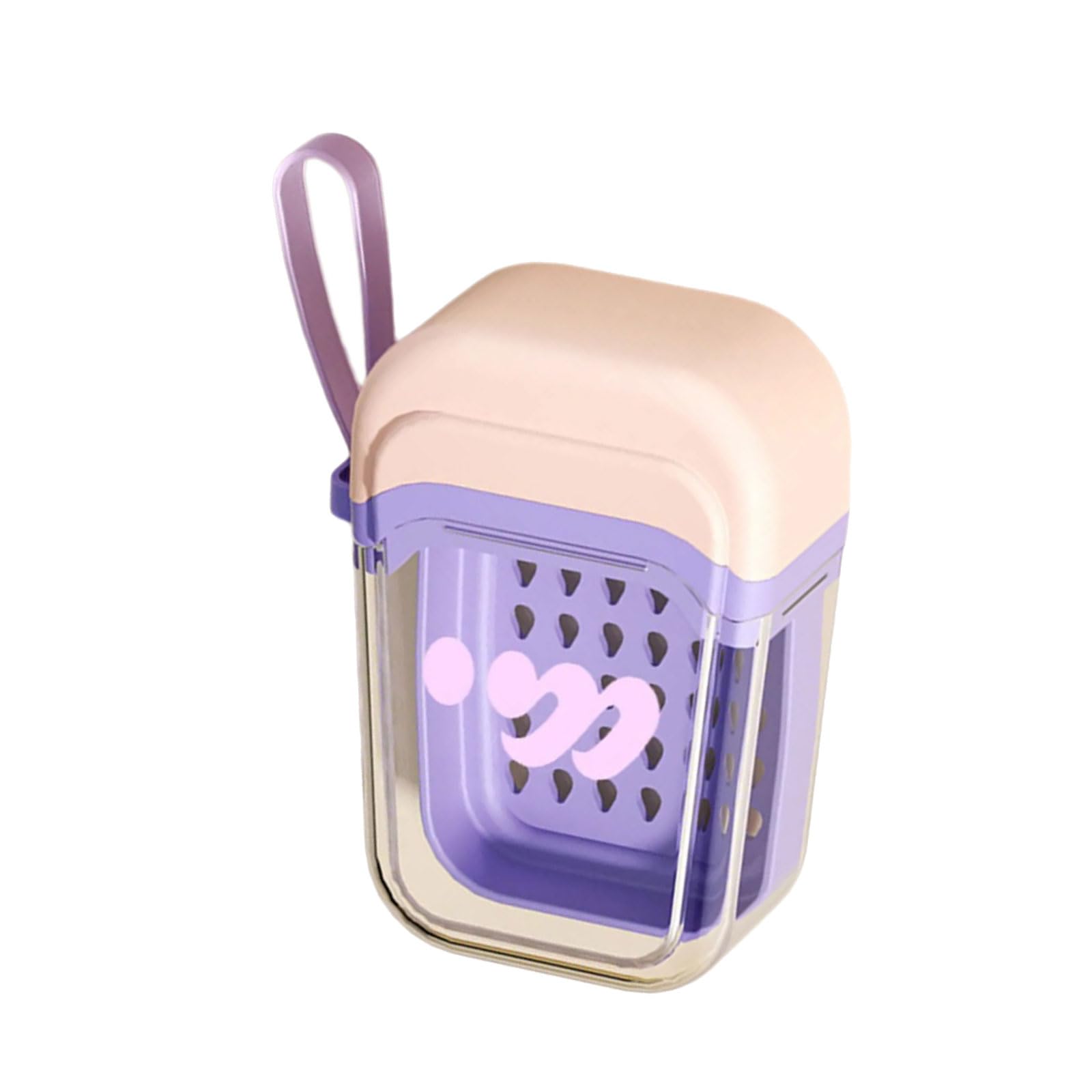 WEILWH Soap Holder Box with Tight Lid and Ventilation Holes Large Capacity Travel Friendly Bathroom Storage Solution Travel Soap Holder with Cover