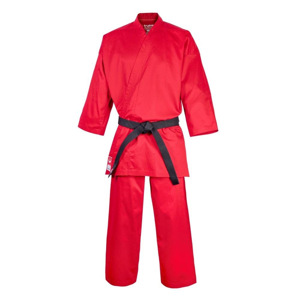 Fuji Mae Kimono de Karate rouge T/180