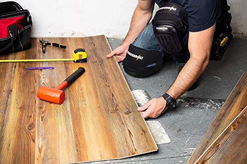 Thunderbolt Knee Pads For Work With Kevlar Thread - Construction, Flooring, Gardening, Cleaning, With Double Gel, Thick Foam Cushion And Strong Adjustable Non-Slip Straps #TOP2