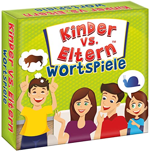 Brettspiele für Kinder Familienspiel Spiel für Kinder Party-Spiel Kinder Vs. Eltern Wortspiele für Kinder 6+ Cover