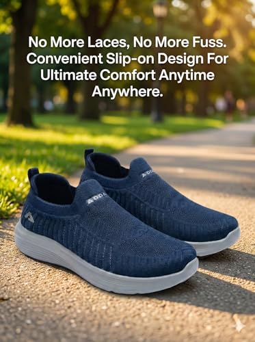 Image of Adda (Label Men's Sports Shoes with Memory Foam Cushioned Insole|Running Walking Gym Training Jogging Athletics|Comfortable & Stylish|Casual & Lightweight|Slipon Sneaker Gent's & Boy's...