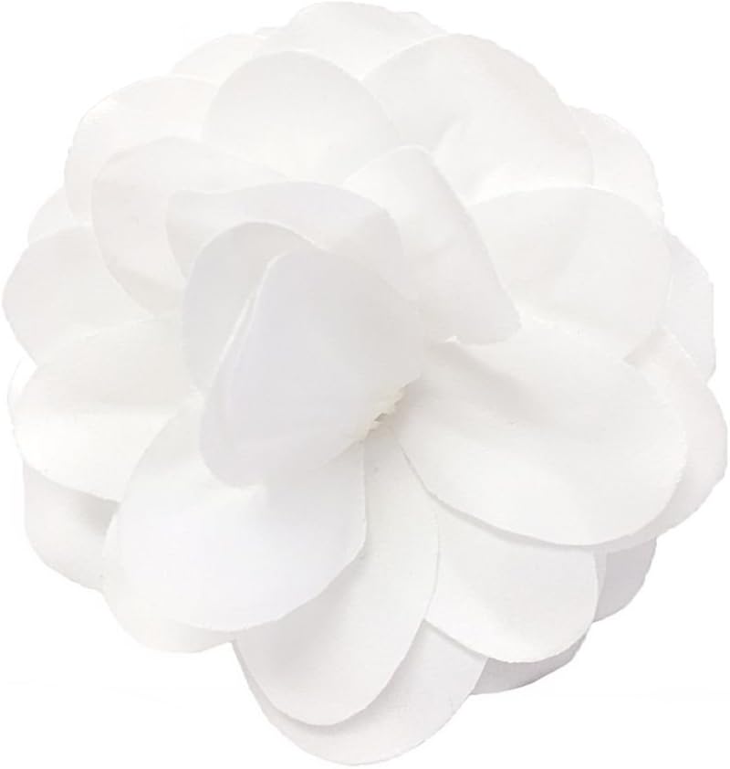 Cuteque International SOPHISICATED Light Weight Velvet Wedding Gardenia 3-Packed, 100% polyester, White