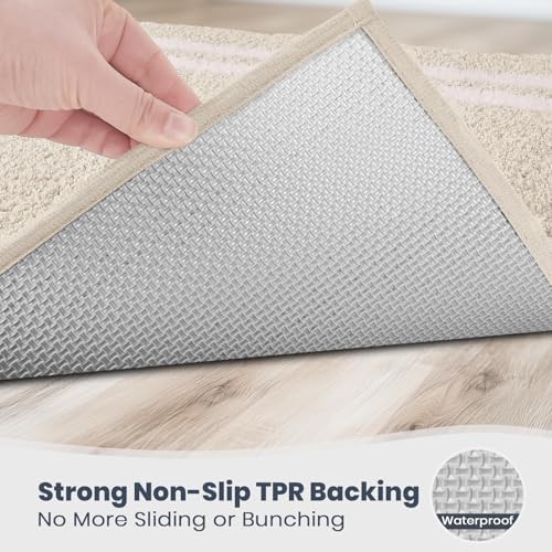 Tapis de salle de bain séchage rapide à poils longs en microfibre - 5