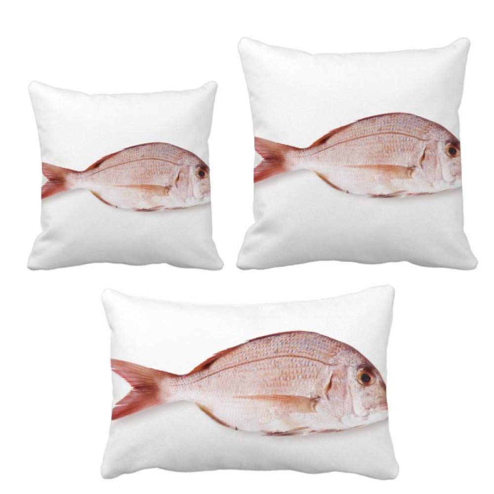 Coussin poissons océan rose frais idéal pour décorer une chambre de fille