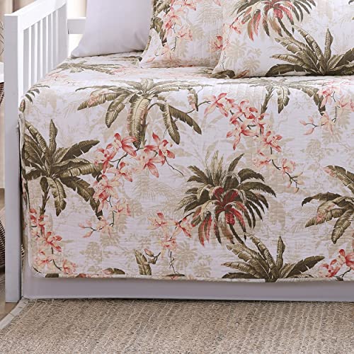Tommy Bahama - Daybed Set, Cotton Bedding With Matching Shams & Pillow Cover, Lightweight Home Decor For All Seasons (Bonny Cove Beige, Daybed) #TOP3