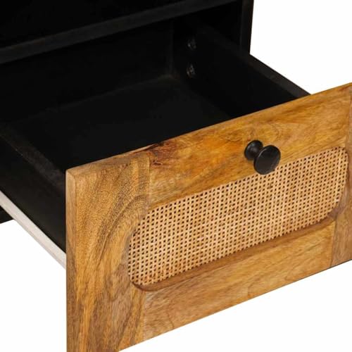 Meuble TV en bois pour salon moderne support de rangement convivial 46cm - 8