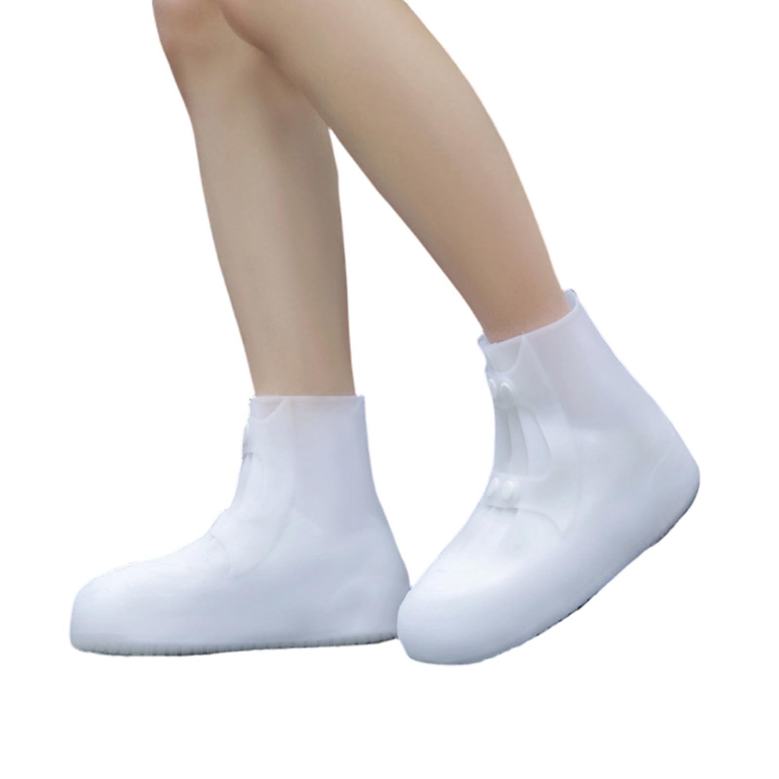 HENYGEN Silicone Rain with Thickened Design, Anti-Skid Overshoes Thickened Protective