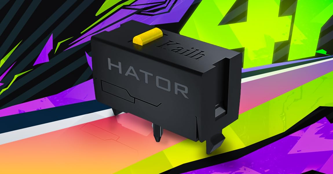 HATOR Pulsar 3 Ultra 4K Wireless Ratón Gaming inalámbrico, 61g Ultraligero, PixArt PAW3950, 30000 dpi, Optical Switches 100M, 4000Hz, 2.4GHz/Bluetooth/USB-C, PTFE Skates, RGB, Grip, PC/Mac (Negro)