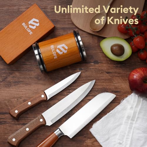 Knife Sharpener Tool, Rolling Knife Sharpeners Kit, Kitchen Knivies Sharpener with Diamond and Ceramic for Steel, Knife Sharpening with 15 & 20° Angle, The Practical Gifts for Mother's Day - Image 6