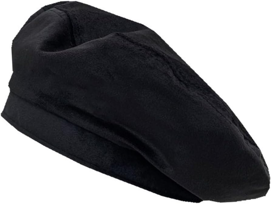 Black Beret Female Spring and Octagonal Hat Children's Models Fall and Winter