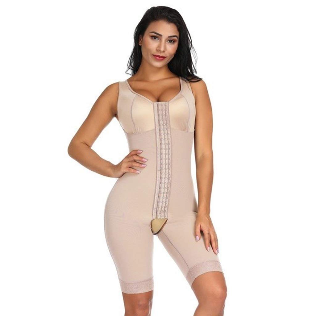 ISCBAFYX Body Gruby pas Talia Trenażer Butt Lifter Figi redukują uda Majtki Wyszczuplają brzuch Push Up Shapewear Gorsetowe body (kolor: beżowy, rozmiar: 5XL)