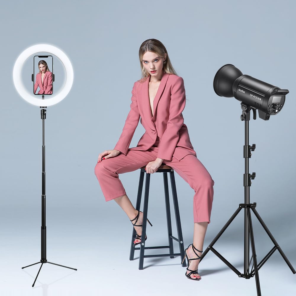 Godox DP400IIIV Studioblitz Strobe Light Kit,400Ws 5800±200K Farbtemperatur Bowens Mount 2.4G Wireless System Studio Flash für Hochzeit,Porträt,Mode