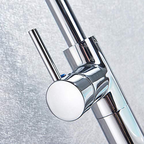Robinet de baignoire-douche chromé mitigeur monocommande - 5
