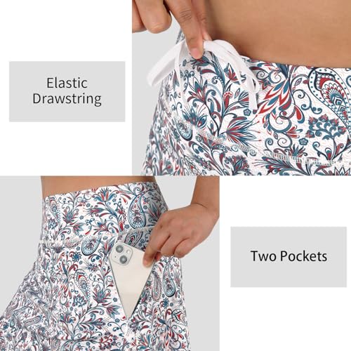Image of ANIVIVO Skirted Legging for Women, Yoga Legging with Skirts &Women Tennis Leggings Clothes Pockets