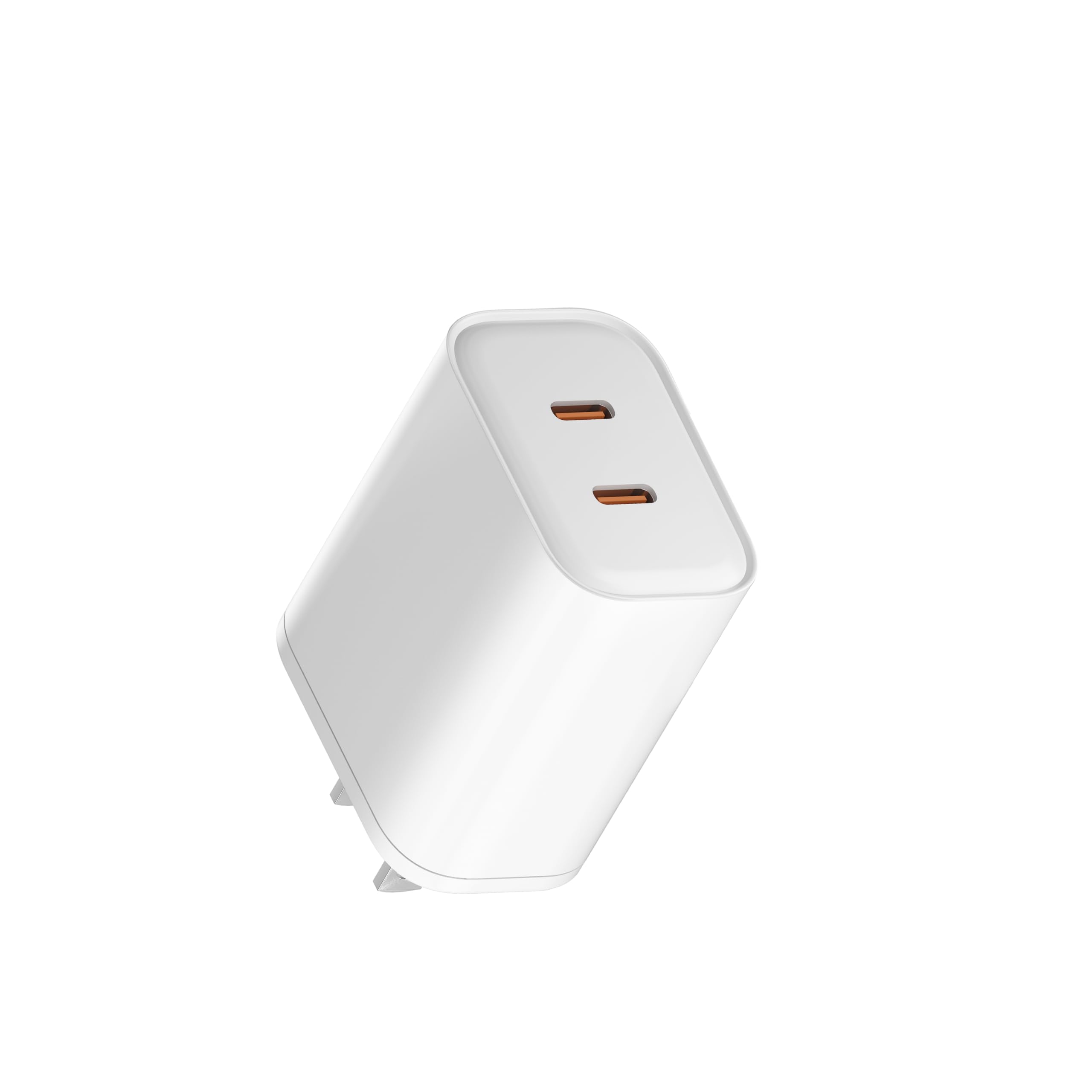 Double USB C Fast Charger Block Compatible with Apple iPhone iPad, 35W Dual GaN Type-C Charging Port Power Adapter Plug Cube for Apple iPhone 16 15 14 13 12 iPad and for Watch Series 10/9/8/7/6/5 More