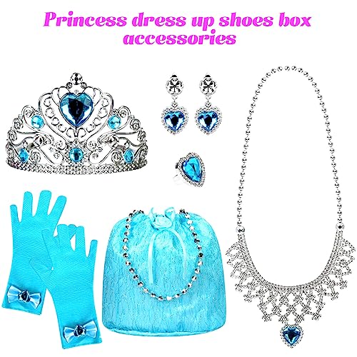 image for kuaima Princess Dress Up Shoes Set, Girls Role Play Dress Up Toys, Tod