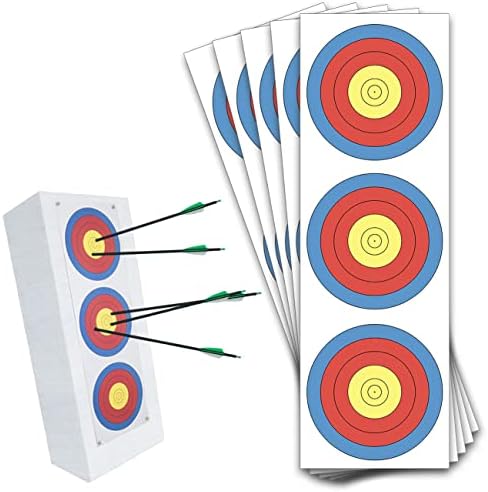 THREE ARCHERS Archery Vertical 30pcs 3 Spot Targets Recurve Bow Targets World Cup Archery Targets THREE ARCHERS Archery Vertical 30pcs 3 Spot Targets Recurve Bow Targets World Cup Archery Targets