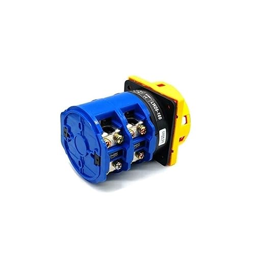 Miniatura 4 de Interruptor giratorio ATO 25A, 4 polos, interruptor de leva giratorio universal de 2 posiciones, interruptor de cambio seguro y confiable (25A)