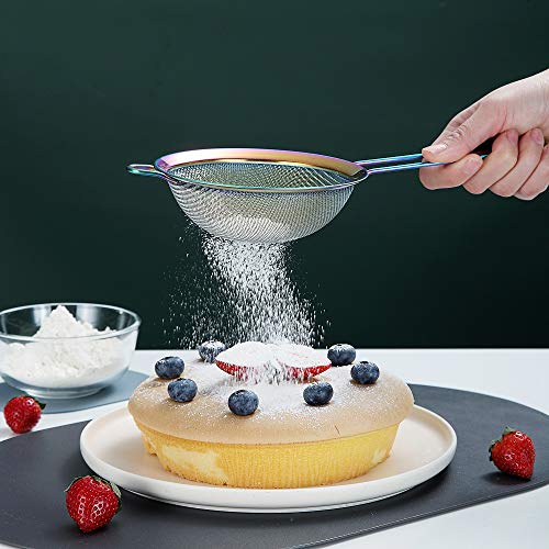 Colino a maglia fine arcobaleno Set 3 pezzi