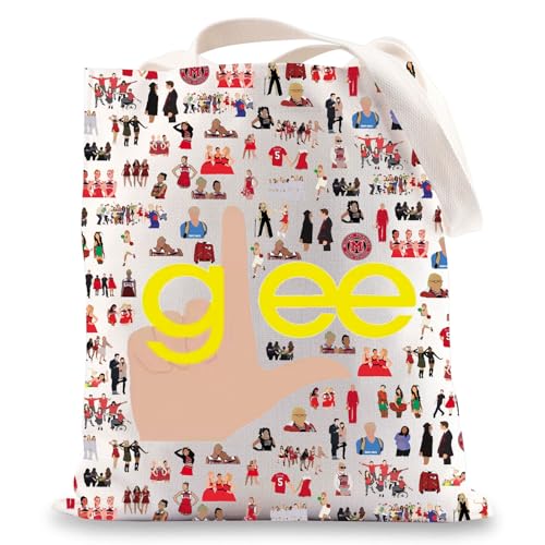 G2TUP Terri & Will Musical Canvas Tote Bag Rachel Berry Fans Gifts Musical Comedy Inspired Shoulder Bag Sue & Artie Merch (G-ee TG)