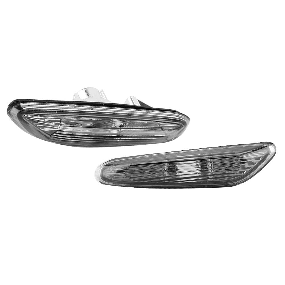 EBTOOLS para intermitente lateral e92 para intermitente lateral bmw e90 Luz de posición lateral, 1 par de intermitentes laterales ABS sin bombilla para E90 E91 E92 E93 serie 3 2006-2011(gris)