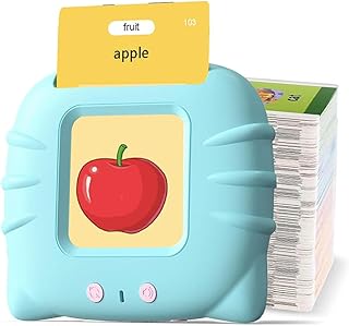 Toddler Toys Talking Flash Cards for Boys and Girls, Autism Sensory Toys Kids Gifts for Autistic Children, Learning Educational Montessori Speech Therapy 112Cards/224 Sight Words