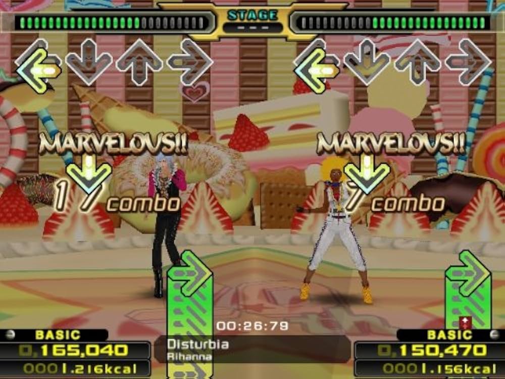 DDR  セット　プレステ2 DDR Festival Playstation 2 Japanese Import Japan Dance