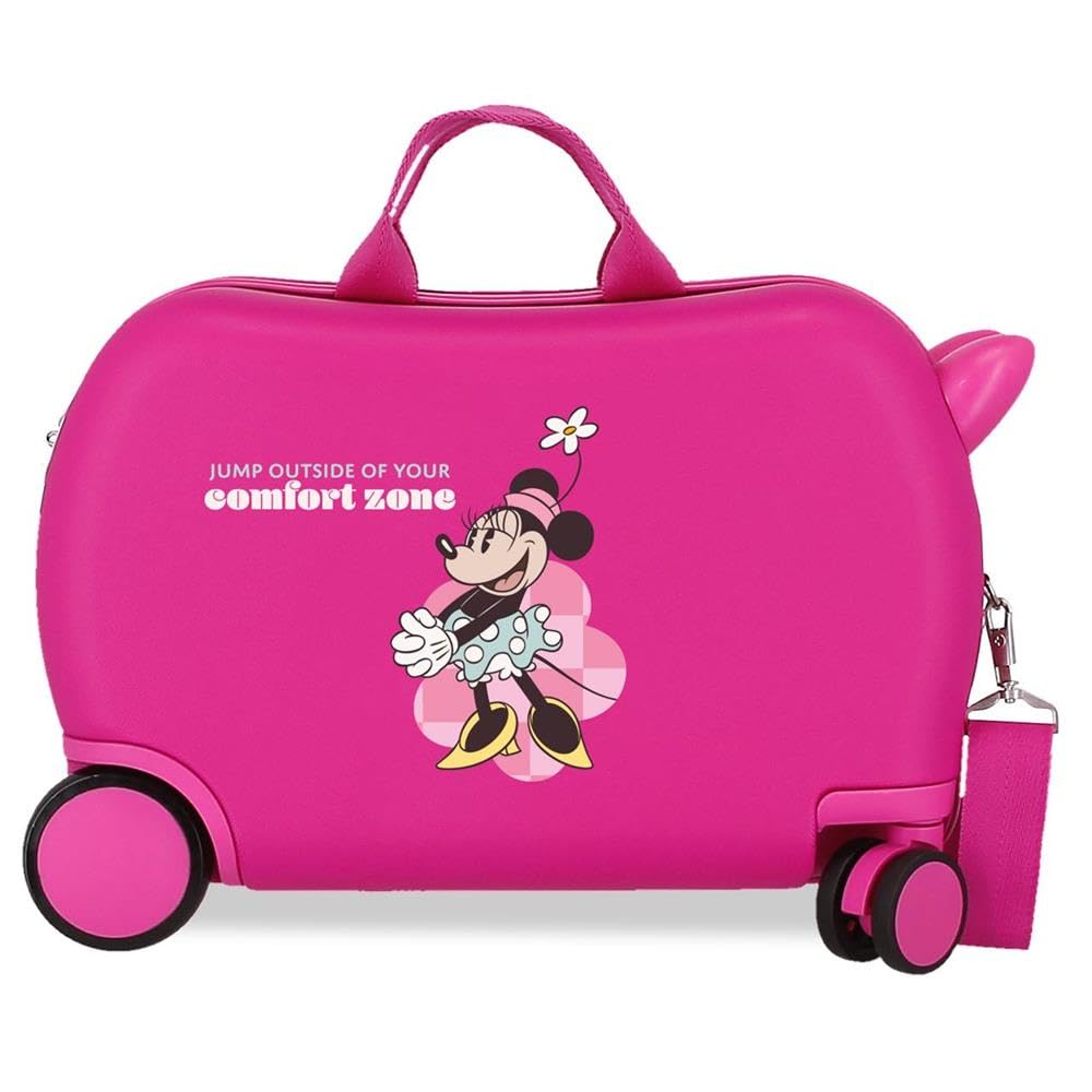 Joumma Disney Mickey & Minnie walizka dziecięca wielokolorowa 45 x 31 x 20 cm sztywna 1,8 kg zamek szyfrowy z boku ABS 1,8 kg 27,9 l bagaż podręczny, Biały, Talla única, walizka dziecięca