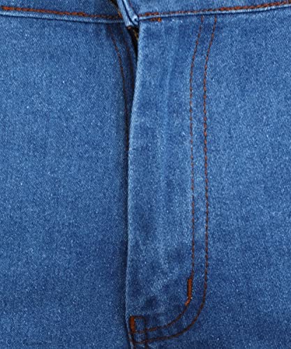 Image of Men's Slim Fit Solid Jeans Stretchable