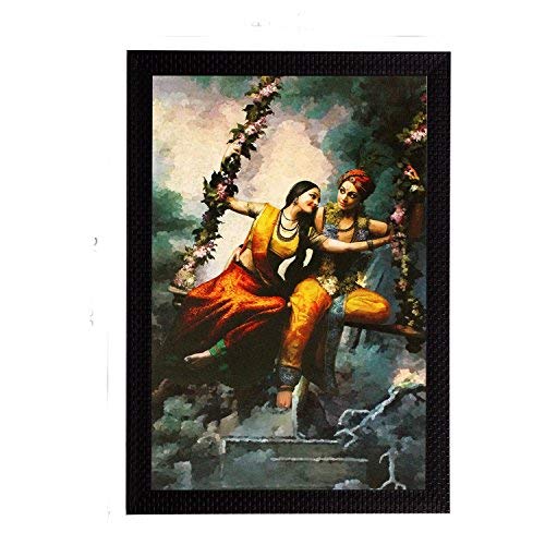 Art Radha Krishna peinture UV idée cadeau crémaillère et mariage