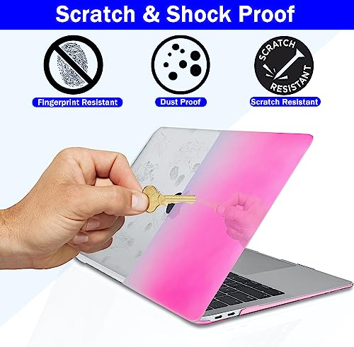 Image of Case Compatible with MacBook Pro 14 inch Case 2026 2025 2024-2021 M5 M4 M3 M2 M1 A3434 A3112 A3185 A3401 A2918 A2992 A2779 A2442 Plastic Hard Shell Cover Case, Rainbow