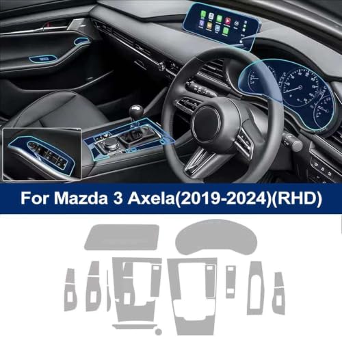 Película TPU para Mazda 3 BP 2019-2025: protector interior y cubierta transparente 2