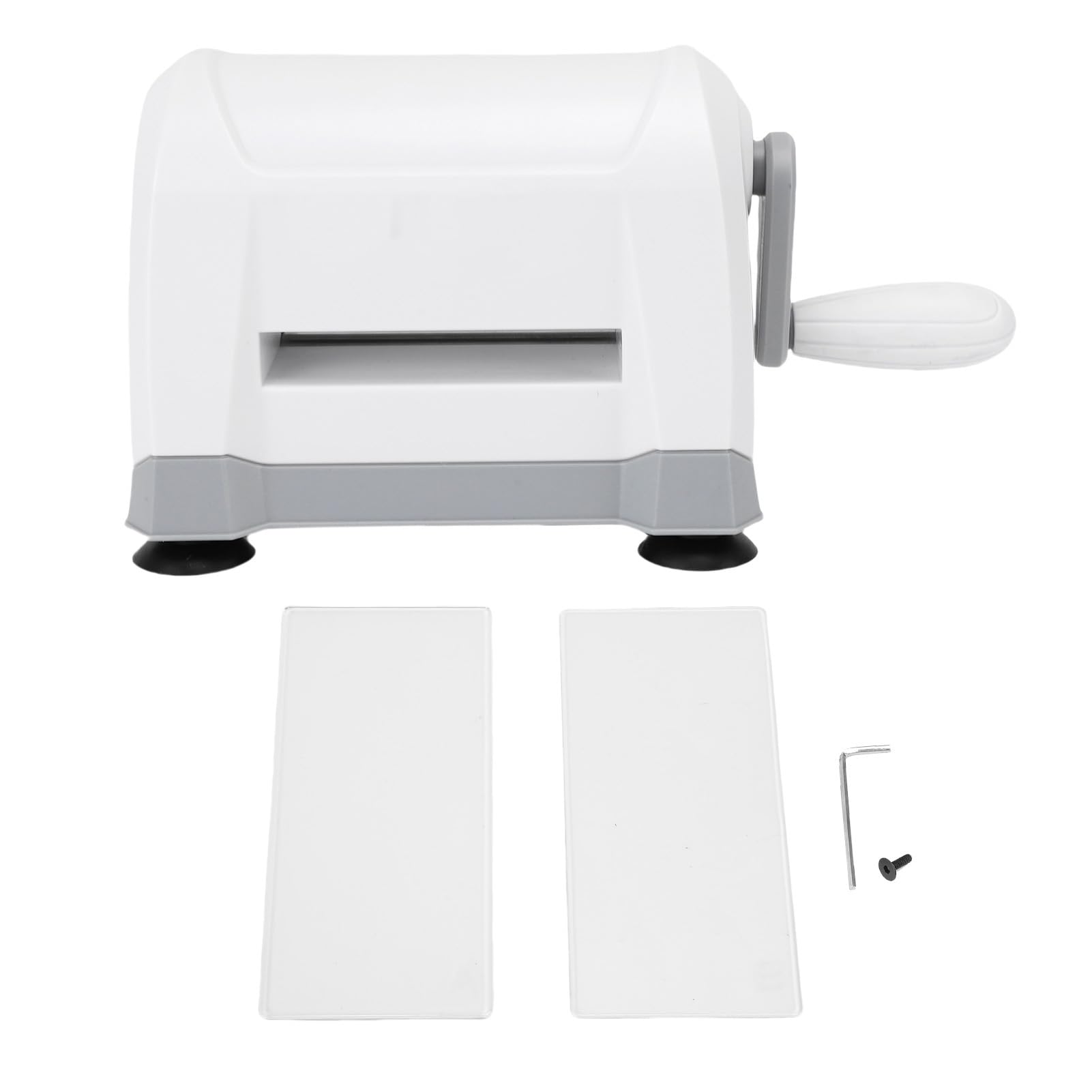 Ausla Máquina Manual Portátil de Troquelado, Juego Completo con 2 Placas de Corte y Herramientas, para Troqueles de 3 Pulgadas o Más Pequeños en la Fabricación de Tarjetas y el