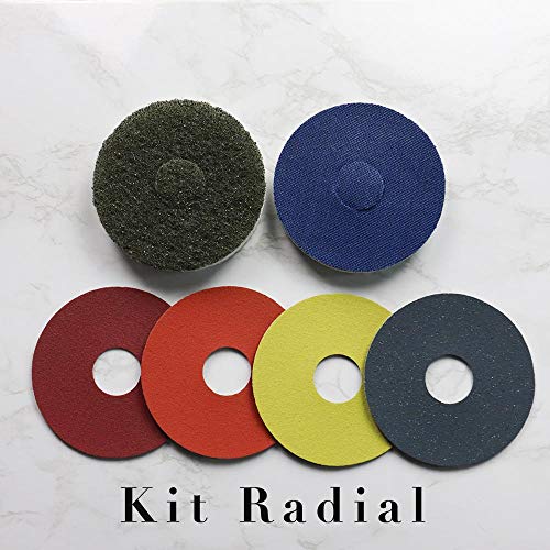 Kit radial-pulidora-lijadora (125 mm)