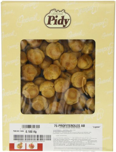 Pidy Round Profiterole Choux Pastry Golden Brown Colour 75 Pieces