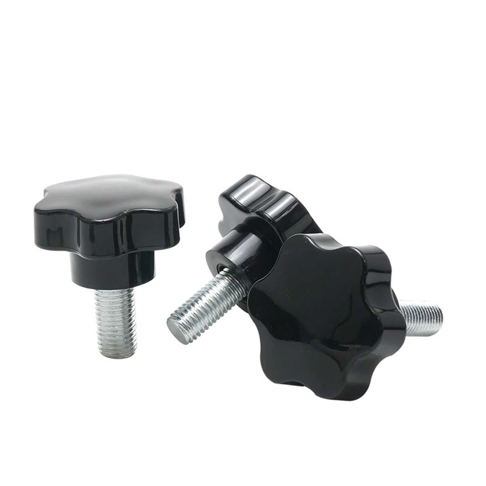 1 Pieza M12 60# Perilla de Tuerca de sujeción con Forma de Estrella con Rosca for Equipo Industrial Tornillo de Mango de Cabeza de plástico de baquelita(100mm)