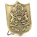 Christian Coat of Arms Embossed 4 x 4 Resin Stone Easel Back Table Top Sign Plaque