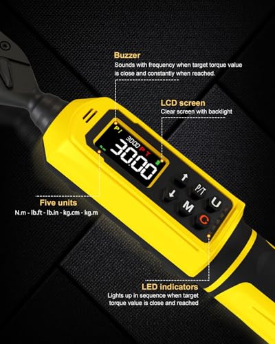 ATsafepro 1/4 Inch Digital Torque Wrench