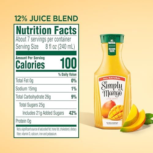 SIMPLY MANGO JUICE DRINK 52oz — view 11