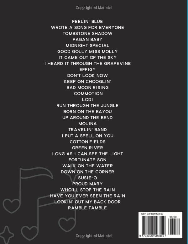 Creedence Clearwater Revival Music Book: 32 Songs for Guitar Chords/Lyrics - Image 2