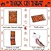 90shine 60PCS Halloween Notepads Party Favors for Kids - Spiral Notebooks Hallowmas Trick or Treat Goodie Bag Stuffers Filler Gifts Supplies Decorations, 10 Styles