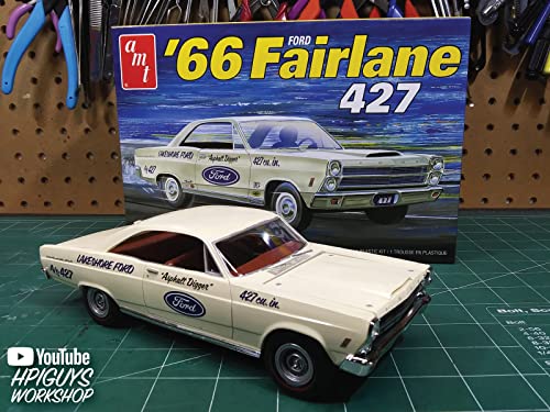 image for AMT 1966 Ford Fairlane 427 1:25 Scale Model Kit, Factory Color, Replic