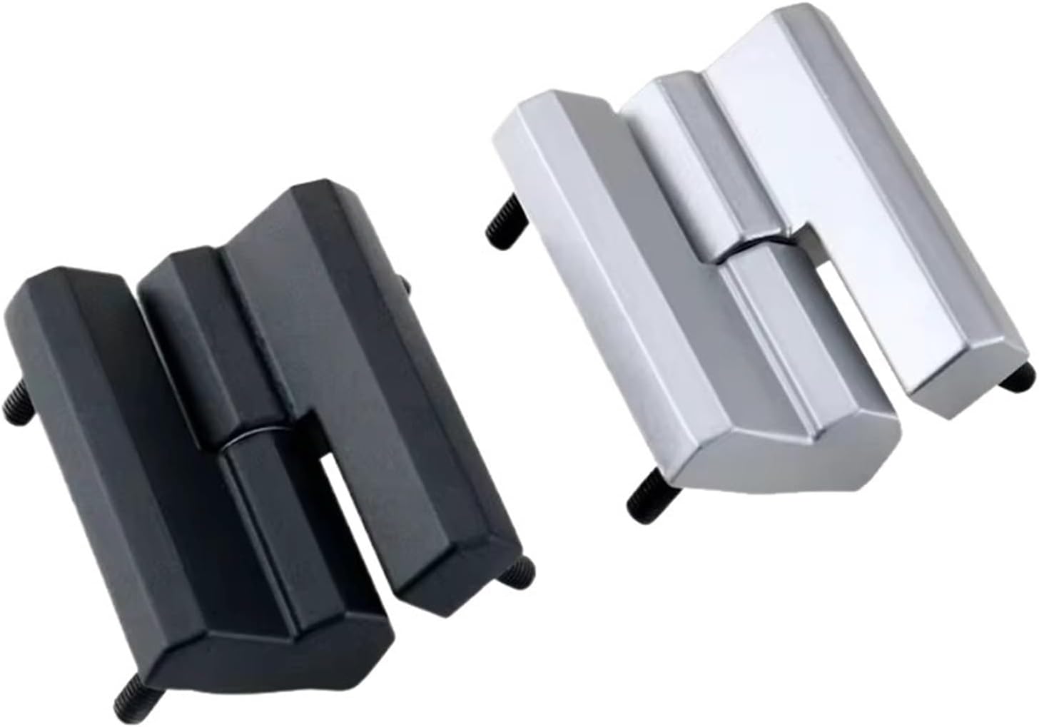 Zinc Alloy Black Detachable Hinge Industrial Equipment with Screw Embedded 1Pcs(Black Left)