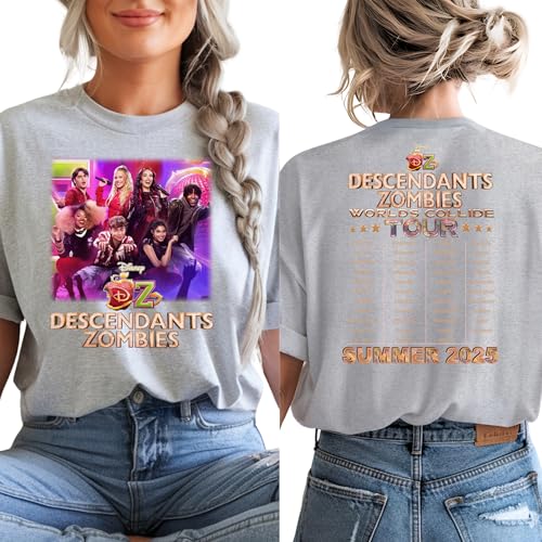 Des.cendant.s Music Zo.mbies Worlds Tour C.ollid.e Shirt Multi3