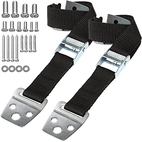転倒防止ベルト 2本セット 大型テレビや家具類の固定に ネジ固定式 強靭ナイロンベルト 地震対策 事故防止に 長さ調節可 取付ネジ一式付属 防災 耐震グッズ インテリア保護 ストッパー 壁面固定ベルト FMTERBLT02S
