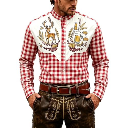 Camisa de manga corta a cuadros con tejido fresco de lino para un verano muy cómodo