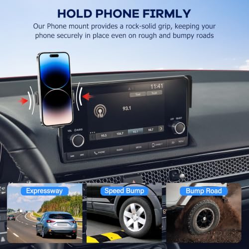 TUYICN Car Phone Holder Fit for Honda Accord 2023 2024 2025 2026 Accessories -Cell Phone Mount for Accord 7/9 inch Touchscreen Hands-Free 360° Rotation(NOT FIT 12.3 inch) by TUYICN - Used condition - Image 8