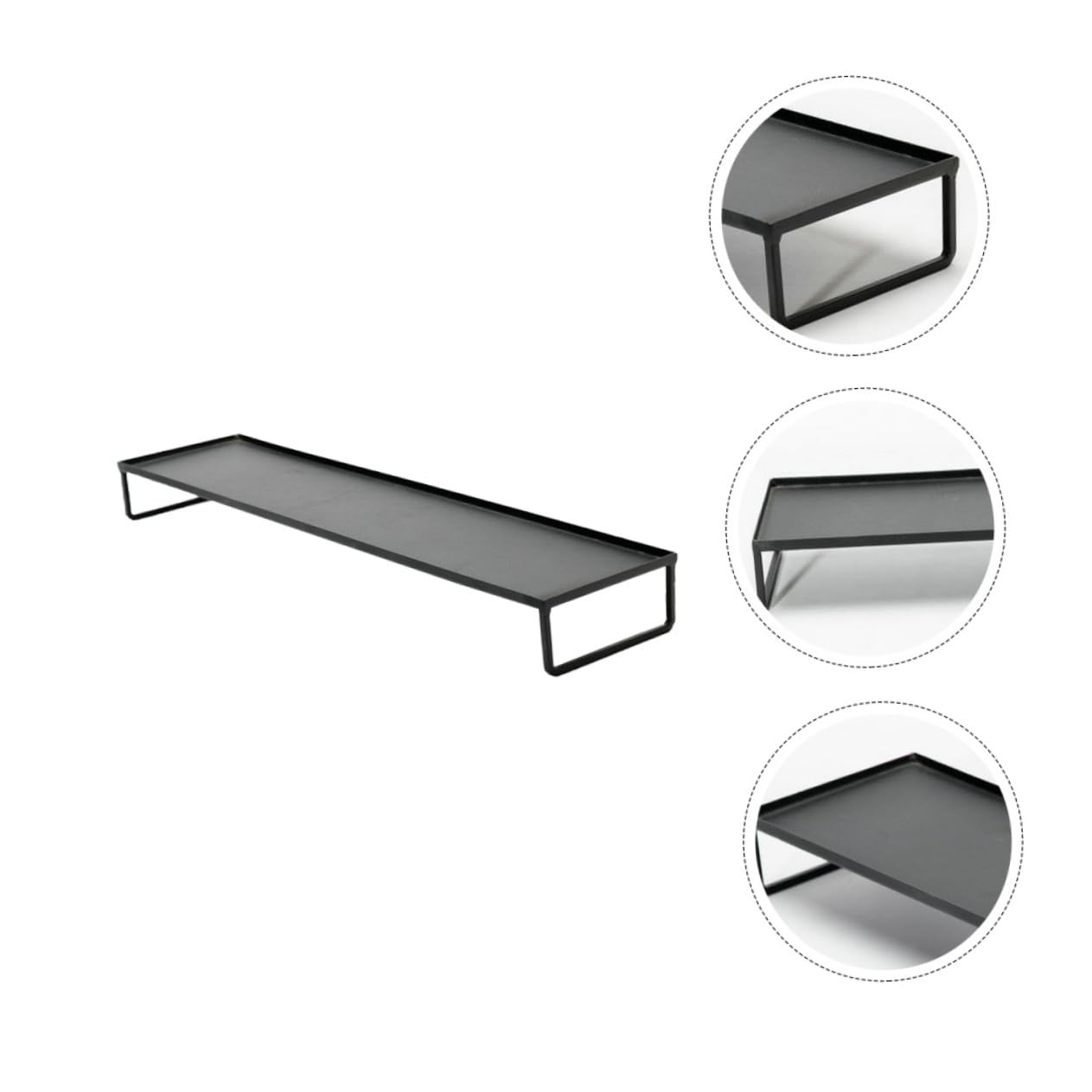 Multifunktionales Eisen Regal Teeset Aufbewahrung Blumenübertopf Ablage Robustes Handwerksregal für Tee Pflanzen Zubehör